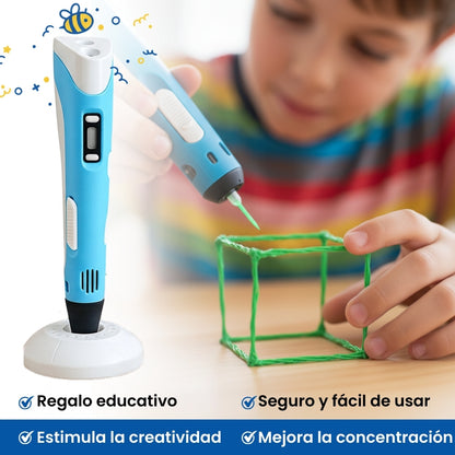 Bolígrafo 3D Mágico HoneyKids™