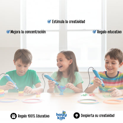 Bolígrafo 3D Mágico HoneyKids™